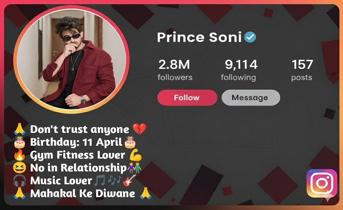 instagram bio