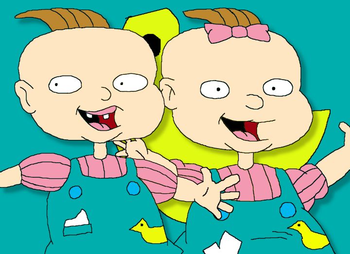 Phil or Lil of Rugrats Crossword