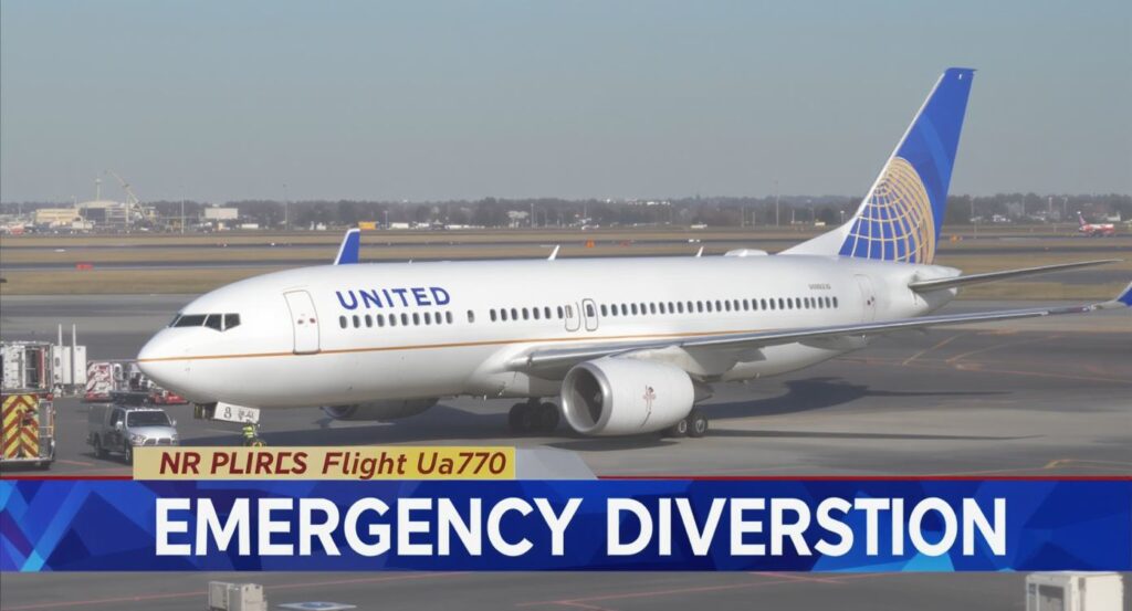 United Airlines Flight Ua770 Emergency Diversion