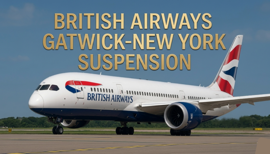 British Airways Gatwick New York Suspension