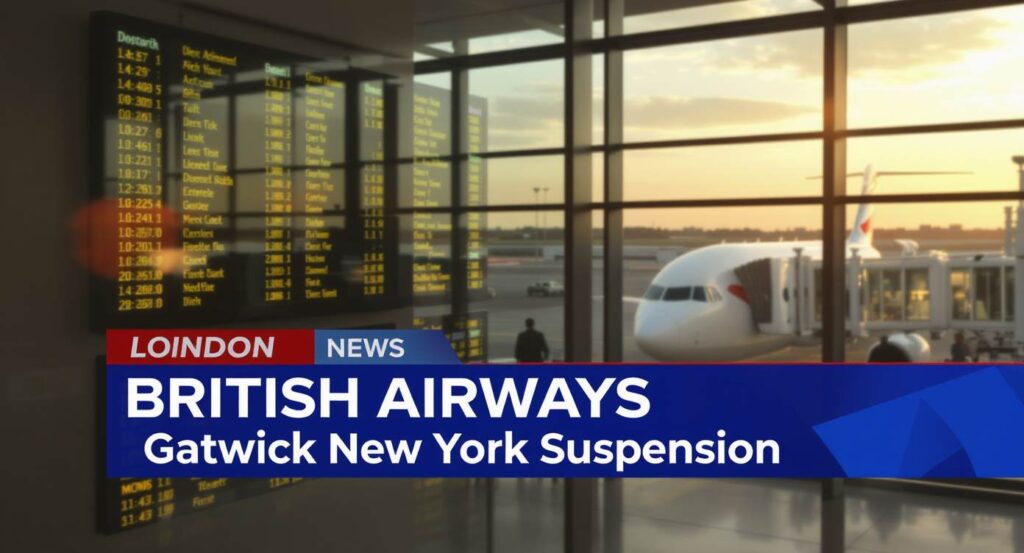 British Airways Gatwick New York Suspension